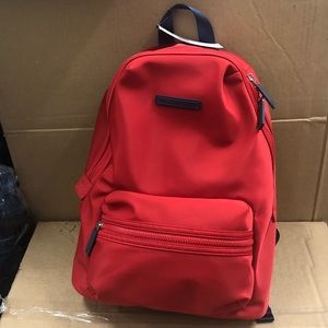 Tommy Hilfiger Red Nylon Backpack
